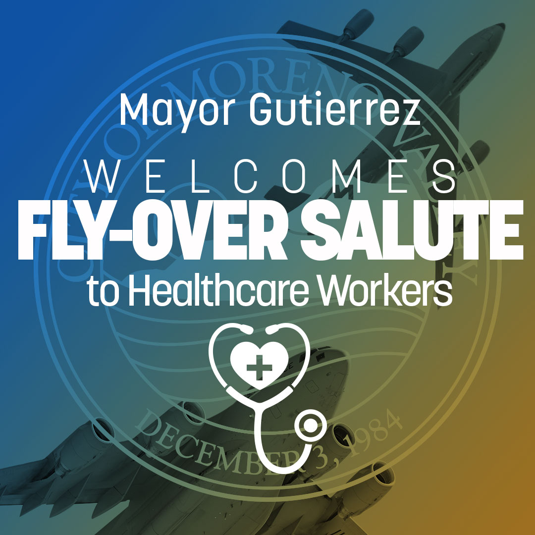 Flyover to honor healthcare workers.