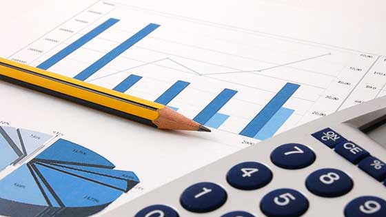 Graphic image of a budget