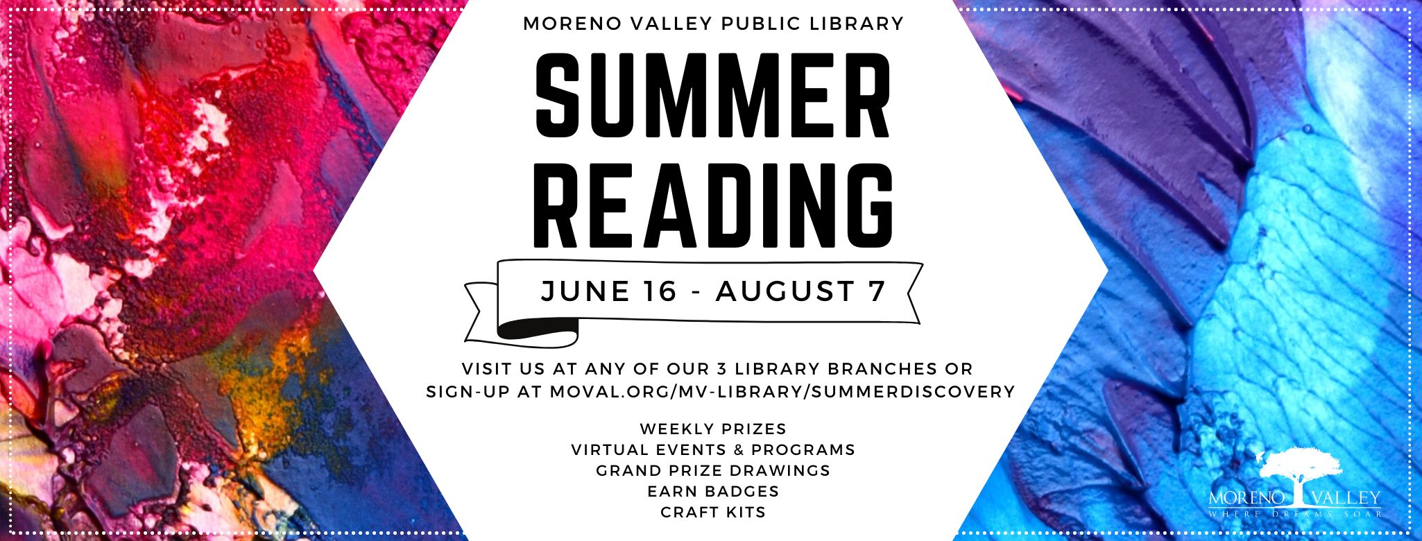 Moreno Valley Library Summer Reading 