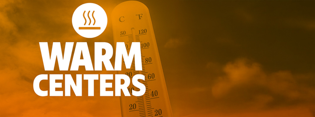 Warming Centers banner